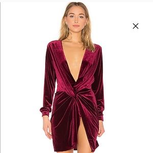 Lioness velvet wrap dress - NYE or date small